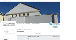 Desktop Screenshot of kulturhaus.it